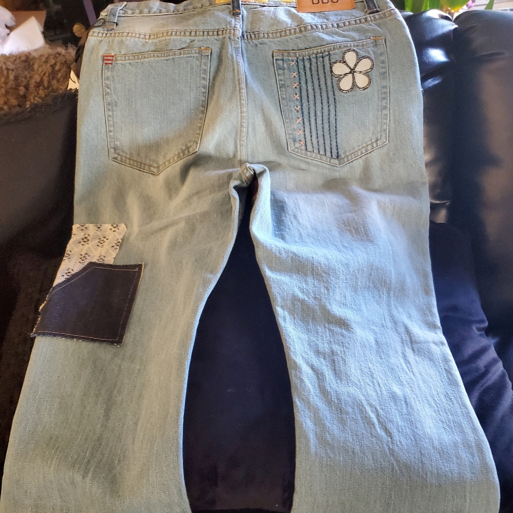 NWT. BDG high wasted flared jeans "indigo craft"  womens sz 29 And Size 27 - Picture 3 of 5